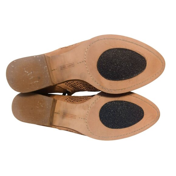 Vince Camuto Womens Camilla Perforated Leather Ankle Boots 9.5M/39.5 - Picture 9 of 9